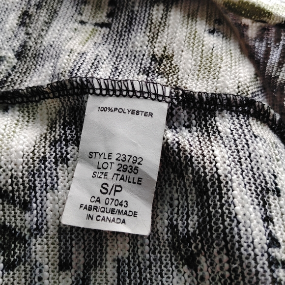Mandy Evans Open Cardigan Green/Black Size S - Picture 6 of 7